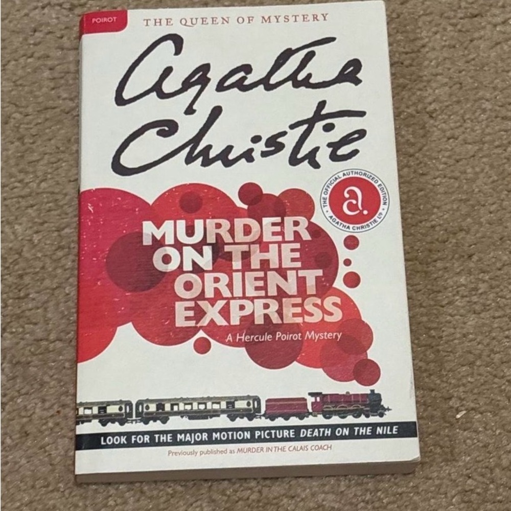 Murder on the Orient Express — White & Red Cover Paperback